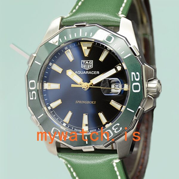 Tag Heuer Aquaracer 43mm Men AquaracerBKSL-002 Automatic: Genuine vs. Replica